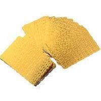 Gold Foil Playing Cards