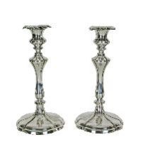 Silver Plated Candle Holders