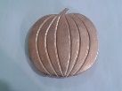 Copper Pumpkin Shaped Tray