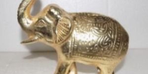 Brass Elephant Statue