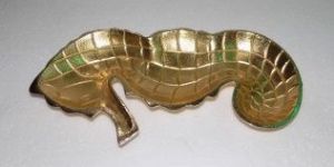 Brass Seahorse Statue