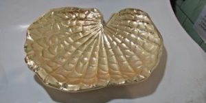 Brass Leaf Platter