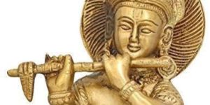 Brass Krishna Statue