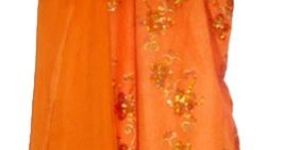 Orange Ladies Salwar Suit