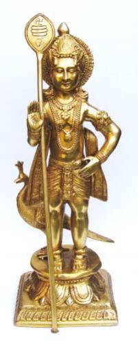 Brass Murugan Statue