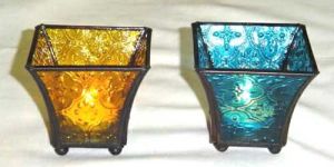 Glass T Light Holder