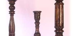 Wooden Candle Holder