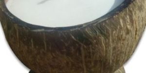 Real Coconut Shell Candle