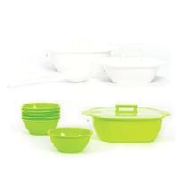 Square Serving Bowl Set & Pudding Set