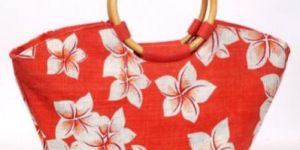 Round Cane Handle Boat Bag