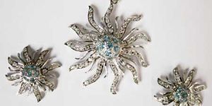 Silver Jewelry Pendant Set