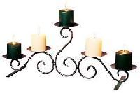 Wrought Iron Candle Holders