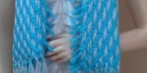 Hand Knitted Scarves -HKS-113b