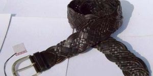 Braided Leather Belt