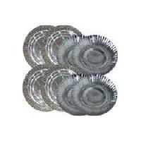 Silver Foil Paper Plates