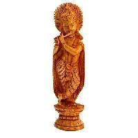Wooden God Idol Statue