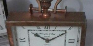 Copper Rectangle Table Clock