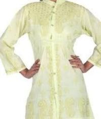 Chikan Embroidered Tops
