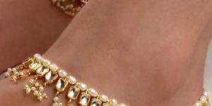 Kundan Anklets