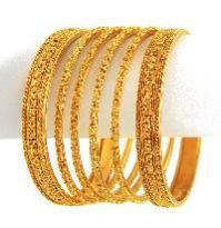 Fancy Gold Bangles