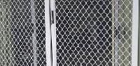 Stainless Steel Black Door Screen