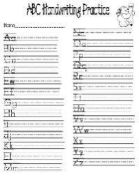 Abc Handwriting Book