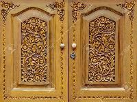 Carved Wood Door