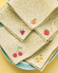 Embroidered Table Napkins