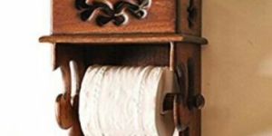 Wooden Tesu Paper Stand