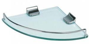 Bath Corner Glass Shelf