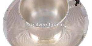 Silver Cup & Saucer