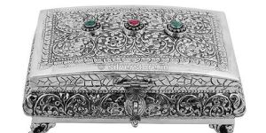 Silver Dry Fruit Box