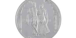 Silver Radha Krishna Coins