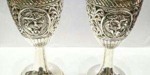 Silver Wine Glasses