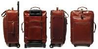 Leather Travel Trolley Bags