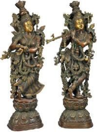 Metal God Idol Statue