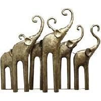 Elephant Metal Wall Sculpture