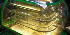 U Shaped Glass Counter