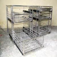 SS Kitchen Trolley