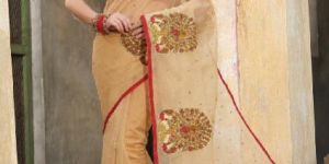 Chanderi Saree Beige