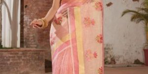 Net SareePastelPink