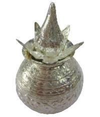 Silver Kalash And Nariyal
