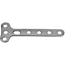 Small T - Plate, Oblique Angled