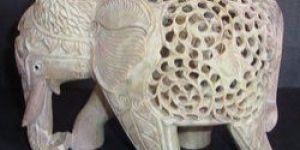 Soapstone Elephant Statue