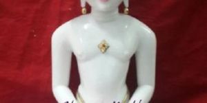 Jain White Marble Statue