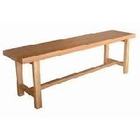 Wooden School Bench
