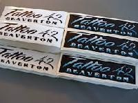 Screen Printed Stickers