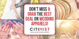Discount on Wedding Wears from Local Stores