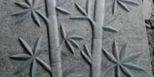 Stone Bamboo Tree Carvings