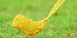 Wire Bird Sculptures